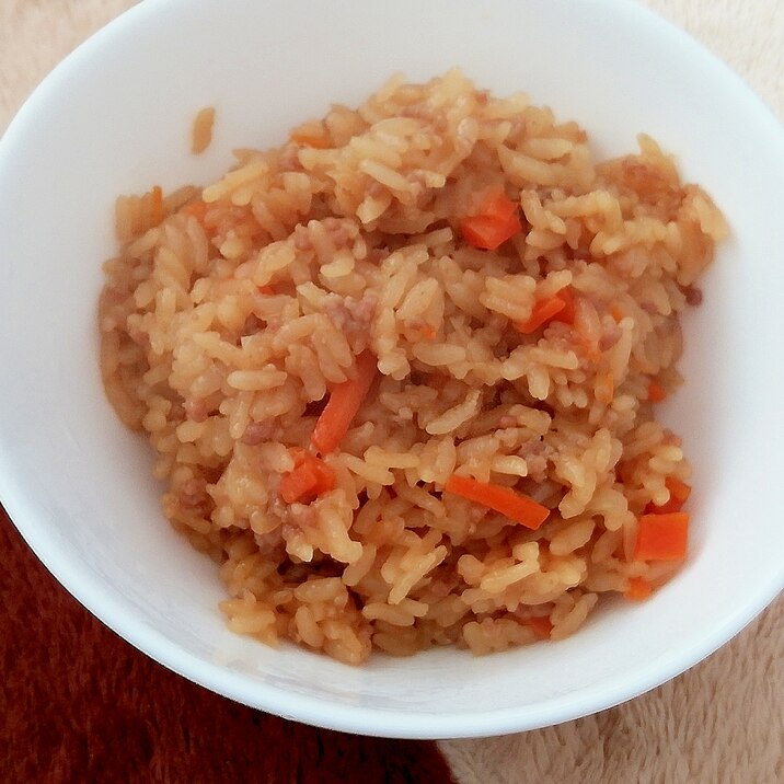 炊飯器で簡単!ひき肉で中華おこわ風炊き込みご飯